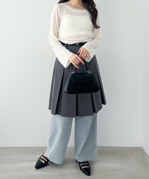 Heather（ヘザー）の「Wリボンミュールサンダル  133250（サンダル・レディース・オフホワイト/ブラック・M/L）」の11枚目の写真