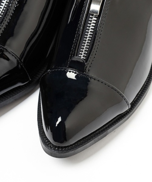 Andemiu（アンデミュウ）の「ZIPエナメルローファー135148（ローファー・レディース・ブラック・LARGE/MEDIUM）」の7枚目の写真