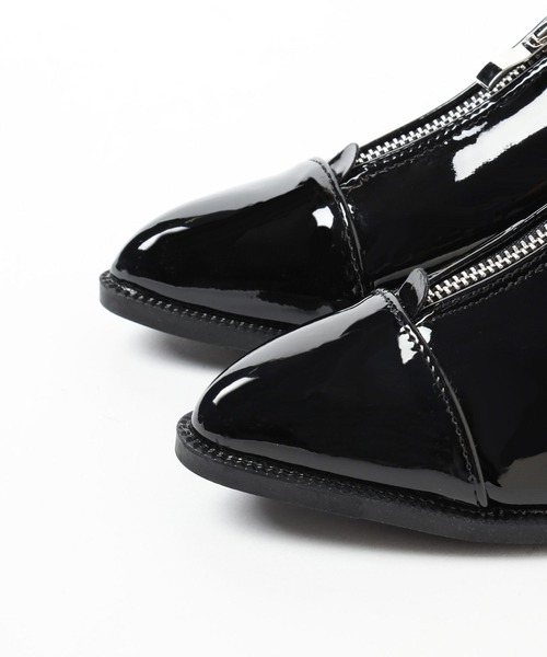 Andemiu（アンデミュウ）の「ZIPエナメルローファー135148（ローファー・レディース・ブラック・LARGE/MEDIUM）」の10枚目の写真
