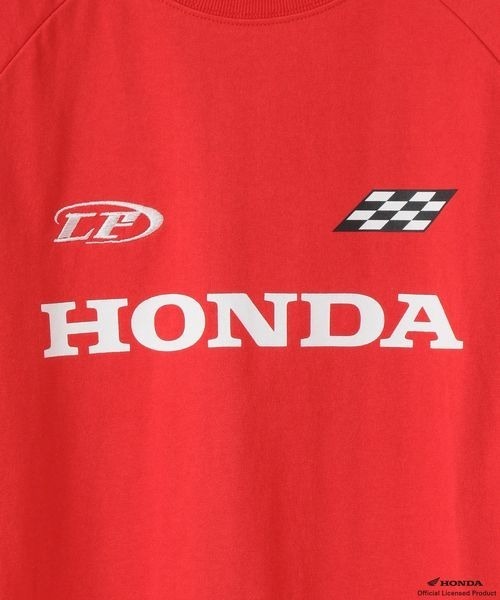 LOWRYS FARM（ローリーズファーム）の「ＨＯＮＤＡＢＩＧＴＳＳ　136039（Tシャツ/カットソー・レディース・ブラック/オフホワイト/レッド・FREE）」の16枚目の写真