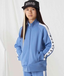 MM6 Maison Margiela（ｴﾑｴﾑｼｯｸｽ ﾒｿﾞﾝ ﾏﾙｼﾞｪﾗ）の「MM6 Maison Margiela(エムエムシックス メゾン マルジェラ)Kids & Junior ブランドロゴジップアップブルゾンジャケット（スウェット）」