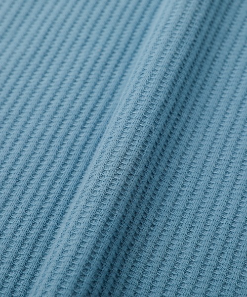 URBAN CHERRY（アーバンチェリー）の「【さらっと触感】ワッフルクロップドフードパーカー（パーカー・キッズ・ブルー/ブラック/ホワイト・110cm/120cm/130cm/140cm/150cm）」の22枚目の写真