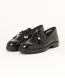 JOLI ENCORE ジョリーアンコール BICOLOR RIBBON LOAFERS バイ
