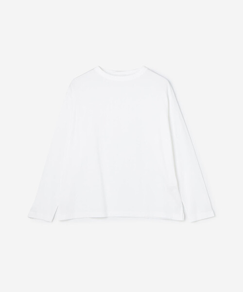 handvaerk(ハンドバーク)の「handvaerk | 60/2 ボトルネック長袖Tシャツ WOMEN(Tシャツ/カットソー・レディース・ピンク/ホワイト/ダークブラウン/ダークグレー/グレー系その他/ブラック・S)」の2枚目の写真