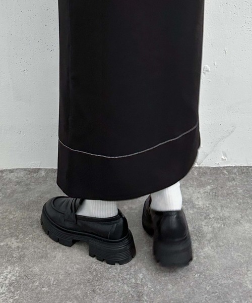 archives（アルシーヴ）の「厚底ローファー（ローファー・レディース・ブラック/チャコールグレー・23.5/24.5）」の18枚目の写真