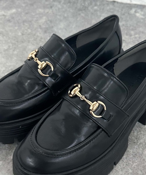 archives（アルシーヴ）の「厚底ローファー（ローファー・レディース・ブラック/チャコールグレー・23.5/24.5）」の8枚目の写真