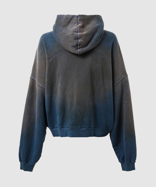 INRI ZIP HOODIE GRAIL BLUE