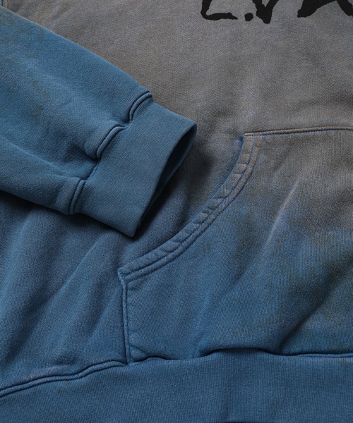 RRR-123（リヴィントンロイレビス）の「INRI ZIP HOODIE GRAIL BLUE 