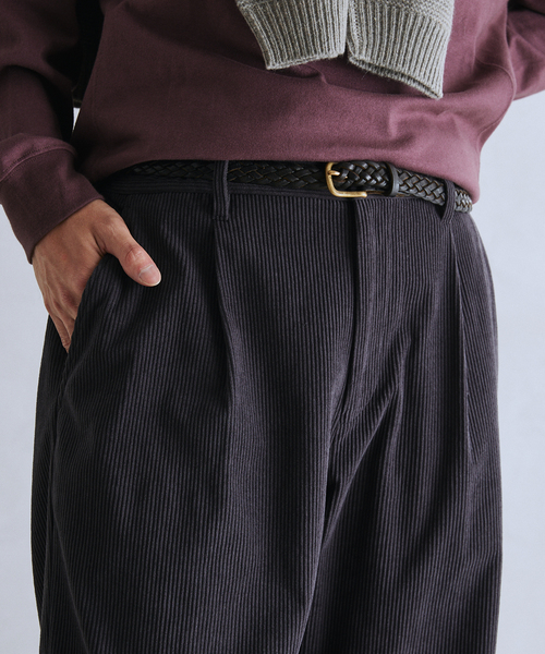 JOURNAL STANDARD relume(ジャーナルスタンダード レリューム)の「TECH SOLOTEX コーデュロイウォッシャブル イージースラックス(スラックス・メンズ・チョコ/ブラック/チャコールグレー/ベージュ系その他・LARGE/X-LARGE/MEDIUM/SMALL)」の1枚目の写真