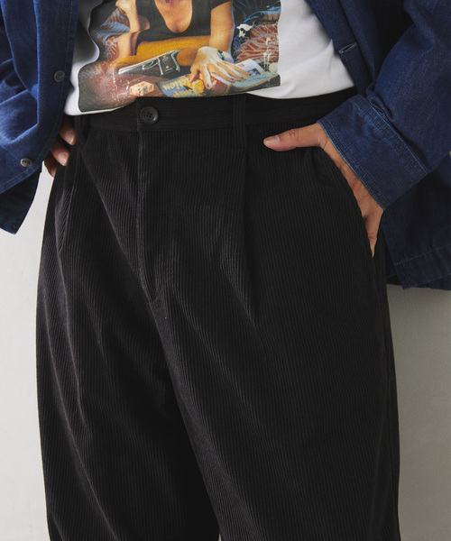 JOURNAL STANDARD relume(ジャーナルスタンダード レリューム)の「TECH SOLOTEX コーデュロイウォッシャブル イージースラックス(スラックス・メンズ・チョコ/ブラック/チャコールグレー/ベージュ系その他・LARGE/X-LARGE/MEDIUM/SMALL)」の6枚目の写真