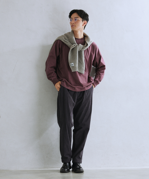 JOURNAL STANDARD relume(ジャーナルスタンダード レリューム)の「TECH SOLOTEX コーデュロイウォッシャブル イージースラックス(スラックス・メンズ・チョコ/ブラック/チャコールグレー/ベージュ系その他・LARGE/X-LARGE/MEDIUM/SMALL)」の10枚目の写真