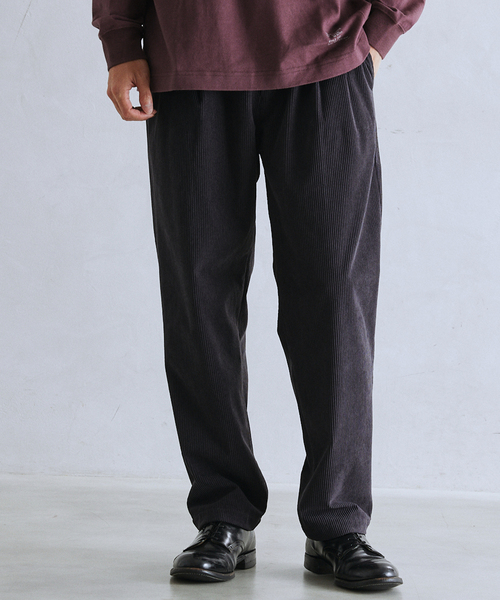 JOURNAL STANDARD relume(ジャーナルスタンダード レリューム)の「TECH SOLOTEX コーデュロイウォッシャブル イージースラックス(スラックス・メンズ・チョコ/ブラック/チャコールグレー/ベージュ系その他・LARGE/X-LARGE/MEDIUM/SMALL)」の13枚目の写真
