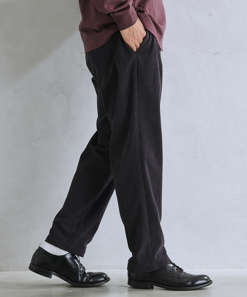 JOURNAL STANDARD relume(ジャーナルスタンダード レリューム)の「TECH SOLOTEX コーデュロイウォッシャブル イージースラックス(スラックス・メンズ・チョコ/ブラック/チャコールグレー/ベージュ系その他・LARGE/X-LARGE/MEDIUM/SMALL)」の16枚目の写真