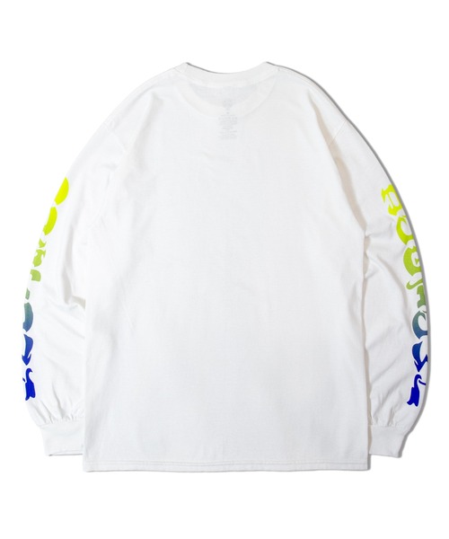 DOGTOWN(ドッグタウン)の「DOGTOWN CROSS SLEEVE FADE LS TEE(Tシャツ/カットソー・メンズ・ブラック/ホワイト・M/L/XL)」の3枚目の写真