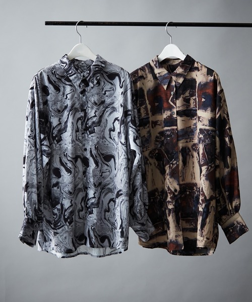 Mavie..7】《新色登場》柄シャツ（シャツ/ブラウス）｜Mavie..7