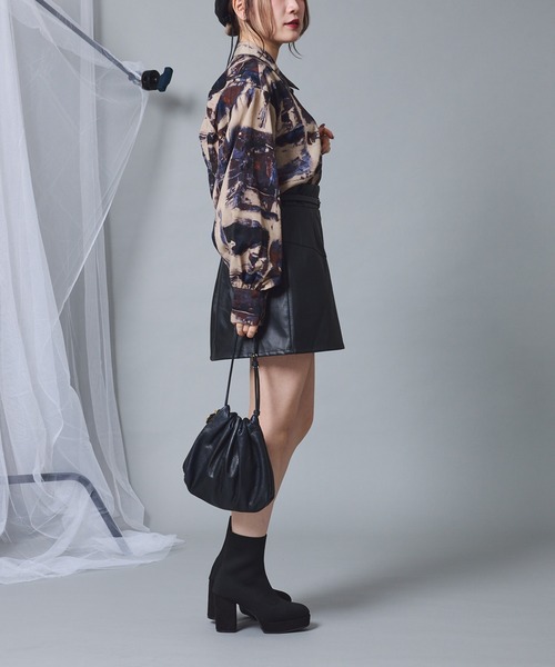 Mavie..7（メヴィセットゥ）の「【Mavie..7】《新色登場》柄シャツ（シャツ/ブラウス・レディース・ブラウン/ブラック/その他1・FREE）」の9枚目の写真