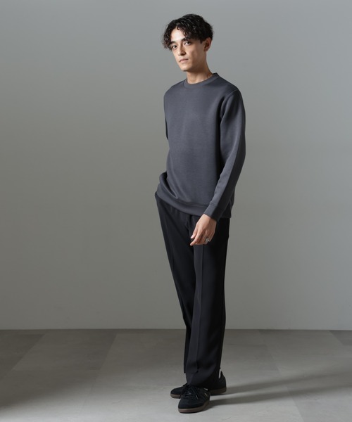 NANO universe（ナノユニバース）の「パネルダンボールプルオーバー（Tシャツ/カットソー・メンズ・チャコール/グレー/ブラック・L/M/S）」の8枚目の写真