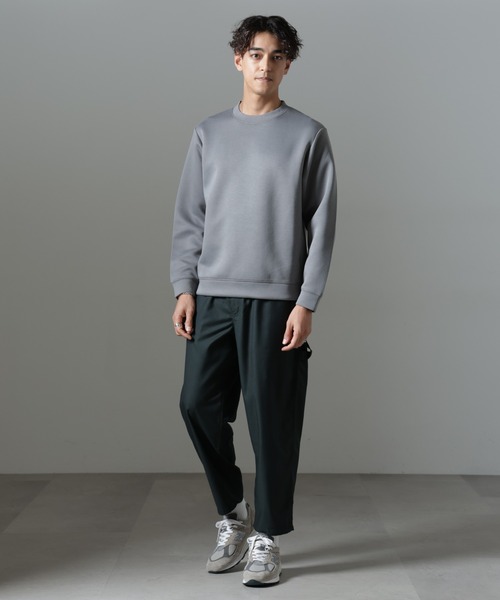 NANO universe（ナノユニバース）の「パネルダンボールプルオーバー（Tシャツ/カットソー・メンズ・チャコール/グレー/ブラック・L/M/S）」の15枚目の写真