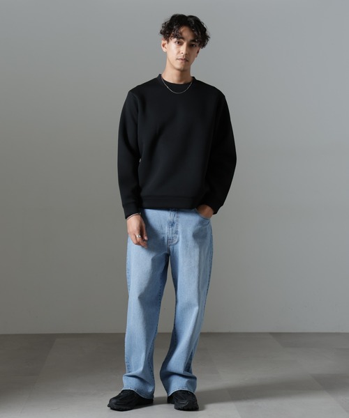 NANO universe（ナノユニバース）の「パネルダンボールプルオーバー（Tシャツ/カットソー・メンズ・チャコール/グレー/ブラック・L/M/S）」の22枚目の写真