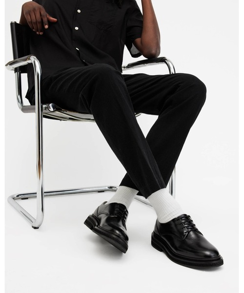 ALLSAINTS（オールセインツ）の「ESCHER LEATHER LACE UP SHOES | ESCHER レザー レース アップ シューズ（その他シューズ・メンズ・ブラック・UK9/UK8/UK7）」の4枚目の写真