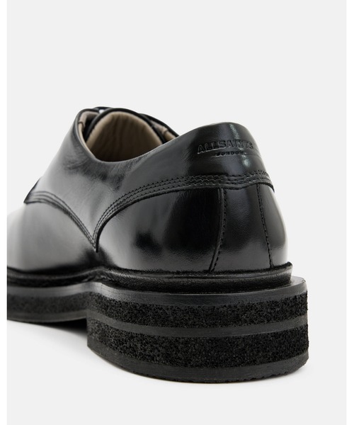 ALLSAINTS（オールセインツ）の「ESCHER LEATHER LACE UP SHOES | ESCHER レザー レース アップ シューズ（その他シューズ・メンズ・ブラック・UK9/UK8/UK7）」の6枚目の写真