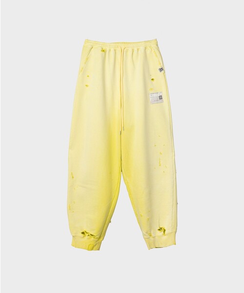 Maison MIHARA YASUHIRO（メゾンミハラヤスヒロ）の「【MIHARAYASUHIRO/ミハラヤスヒロ】SUN FADED PANTS（カーゴパンツ・メンズ・ブラック/イエロー・44/46）」の2枚目の写真