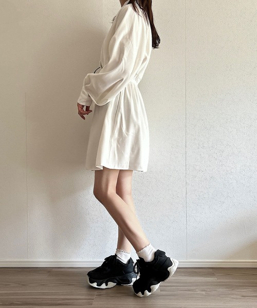 セール】バルーンスリーブシャツワンピース（シャツワンピース）｜Cham