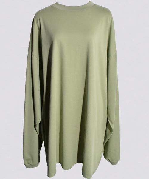 kiehtova（キエトヴァ）の「【kiehtova】BIG LONG TEE/ビッグ ロング ティー（Tシャツ/カットソー・レディース・ブラック/グレー/ホワイト/グリーン・FREE）」の5枚目の写真