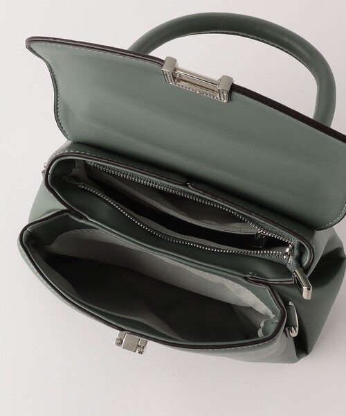green label relaxing(グリーンレーベルリラクシング)の「ワンハンドル フラップ ミニバッグ(ショルダーバッグ・レディース・ブラック/ナチュラル/ライム・FREE)」の13枚目の写真