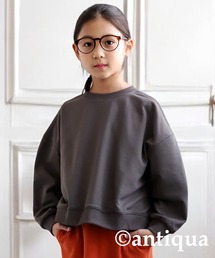 antiqua（アンティカ）の「ショート丈トップス（スウェット）」