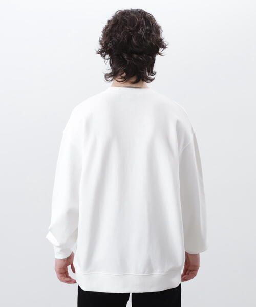 MANASTASH（マナスタッシュ）の「MANASTASH  CiTee SWEAT FRAME LOGO/シティスウェット フレームロゴ（スウェット・メンズ・ブラック/その他17/ホワイト・L/M/S/XL）」の9枚目の写真