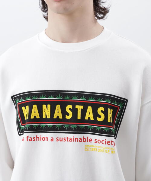 MANASTASH（マナスタッシュ）の「MANASTASH  CiTee SWEAT FRAME LOGO/シティスウェット フレームロゴ（スウェット・メンズ・ブラック/その他17/ホワイト・L/M/S/XL）」の10枚目の写真