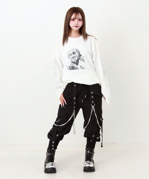Deviants(ディビアンツ)の「裾リブミリタリーパンツ(その他パンツ・レディース・グレー/ブラック/ホワイト・MEDIUM/LARGE/LL)」の18枚目の写真