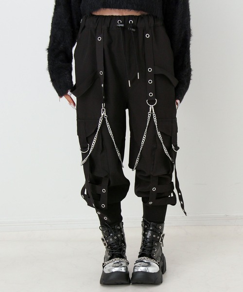 Deviants(ディビアンツ)の「裾リブミリタリーパンツ(その他パンツ・レディース・グレー/ブラック/ホワイト・MEDIUM/LARGE/LL)」の20枚目の写真