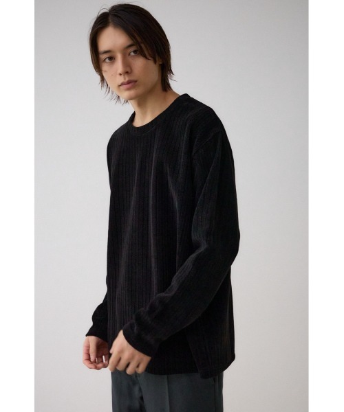 AZUL by moussy（アズールバイマウジー）の「モールジャガードトップス（ニット/セーター・メンズ・オフホワイト/グレー/ブラック・MEDIUM/LARGE）」の16枚目の写真