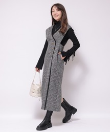 新品Apuweiser-riche ツイードワンピース 新品Apuweiser-riche♡ツイードワンピース - メルカリ