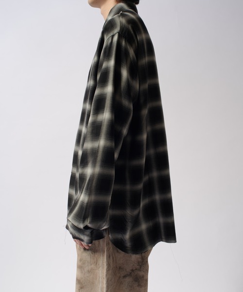 Lui's（ルイス）の「オンブレーダメージチェックシャツ（シャツ/ブラウス・メンズ・サックスブルー/ブラック・FREE）」の19枚目の写真