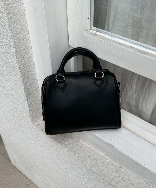 archives（アルシーヴ）の「ボストンミニバッグ（ボストンバッグ・レディース・アイボリー/ブラック・FREE）」の16枚目の写真