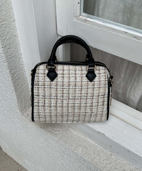 archives（アルシーヴ）の「ボストンミニバッグ（ボストンバッグ・レディース・アイボリー/ブラック・FREE）」の17枚目の写真