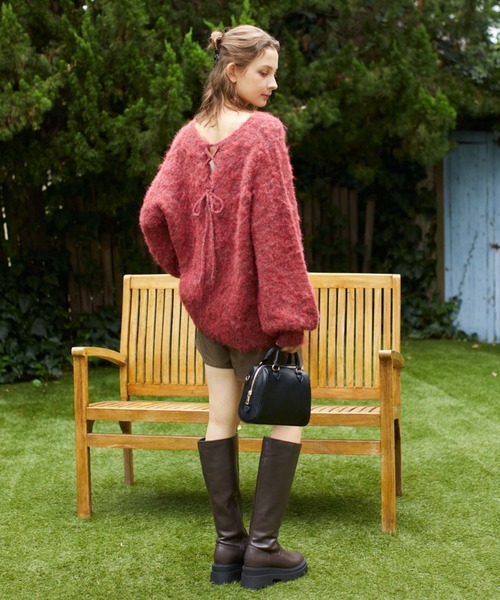 archives（アルシーヴ）の「ボストンミニバッグ（ボストンバッグ・レディース・アイボリー/ブラック・FREE）」の8枚目の写真