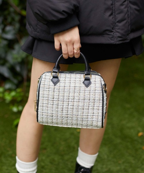 archives（アルシーヴ）の「ボストンミニバッグ（ボストンバッグ・レディース・アイボリー/ブラック・FREE）」の10枚目の写真