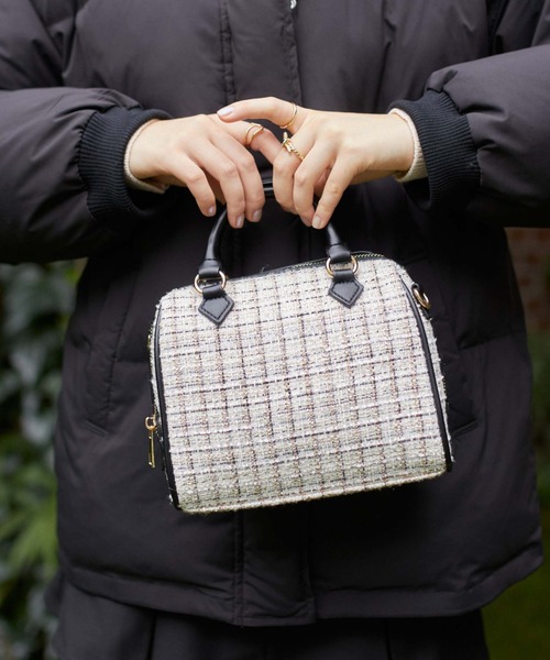 archives（アルシーヴ）の「ボストンミニバッグ（ボストンバッグ・レディース・アイボリー/ブラック・FREE）」の11枚目の写真