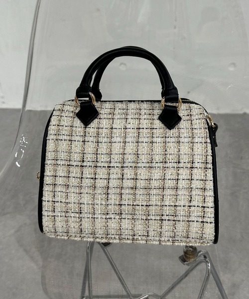 archives（アルシーヴ）の「ボストンミニバッグ（ボストンバッグ・レディース・アイボリー/ブラック・FREE）」の18枚目の写真