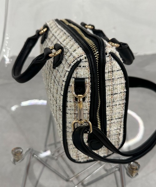 archives（アルシーヴ）の「ボストンミニバッグ（ボストンバッグ・レディース・アイボリー/ブラック・FREE）」の21枚目の写真