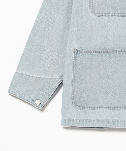 D221984 【専用】BEAMS MFG.CO. 丸襟 デニムカバーオール D221984 【専用】BEAMS MFG.CO. 丸襟 デニムカバーオール - メルカリ