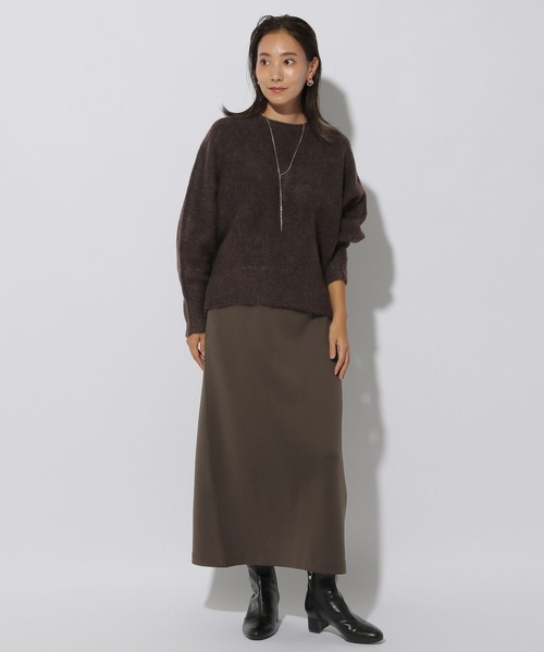 Elura（エルーラ）の「ヤクライクドルマンニット/243715（ニット/セーター・レディース・ホワイト/ライトグレー/ダークブラウン/ブルー系その他4・FREE）」の22枚目の写真