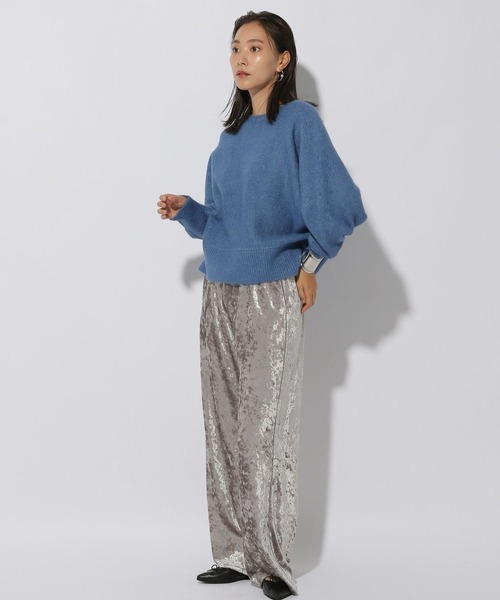 Elura（エルーラ）の「ヤクライクドルマンニット/243715（ニット/セーター・レディース・ホワイト/ライトグレー/ダークブラウン/ブルー系その他4・FREE）」の15枚目の写真