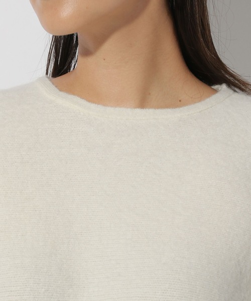 Elura（エルーラ）の「ヤクライクドルマンニット/243715（ニット/セーター・レディース・ホワイト/ライトグレー/ダークブラウン/ブルー系その他4・FREE）」の11枚目の写真