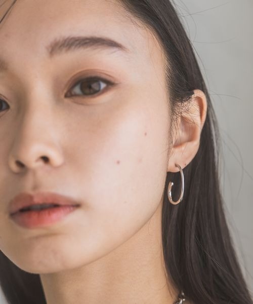 JEANASIS(ジーナシス)の「【ステンレス】アシメフープピアス/253476(ピアス(両耳用)・レディース・シルバー/ゴールド・FREE)」の20枚目の写真