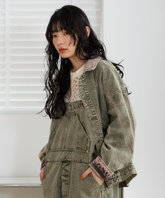 Oversize Colored Denim Jacket/オーバーサイズカラーデニムジャケット